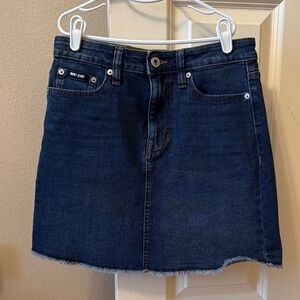 DKNY New Look Dark Blue Denim Mini Skirt